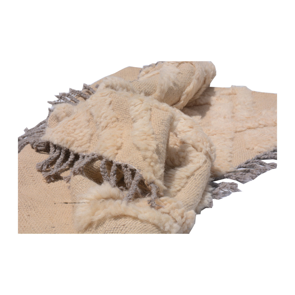 Berber-Almond-Fluffy-Soft-Kilim-Rug