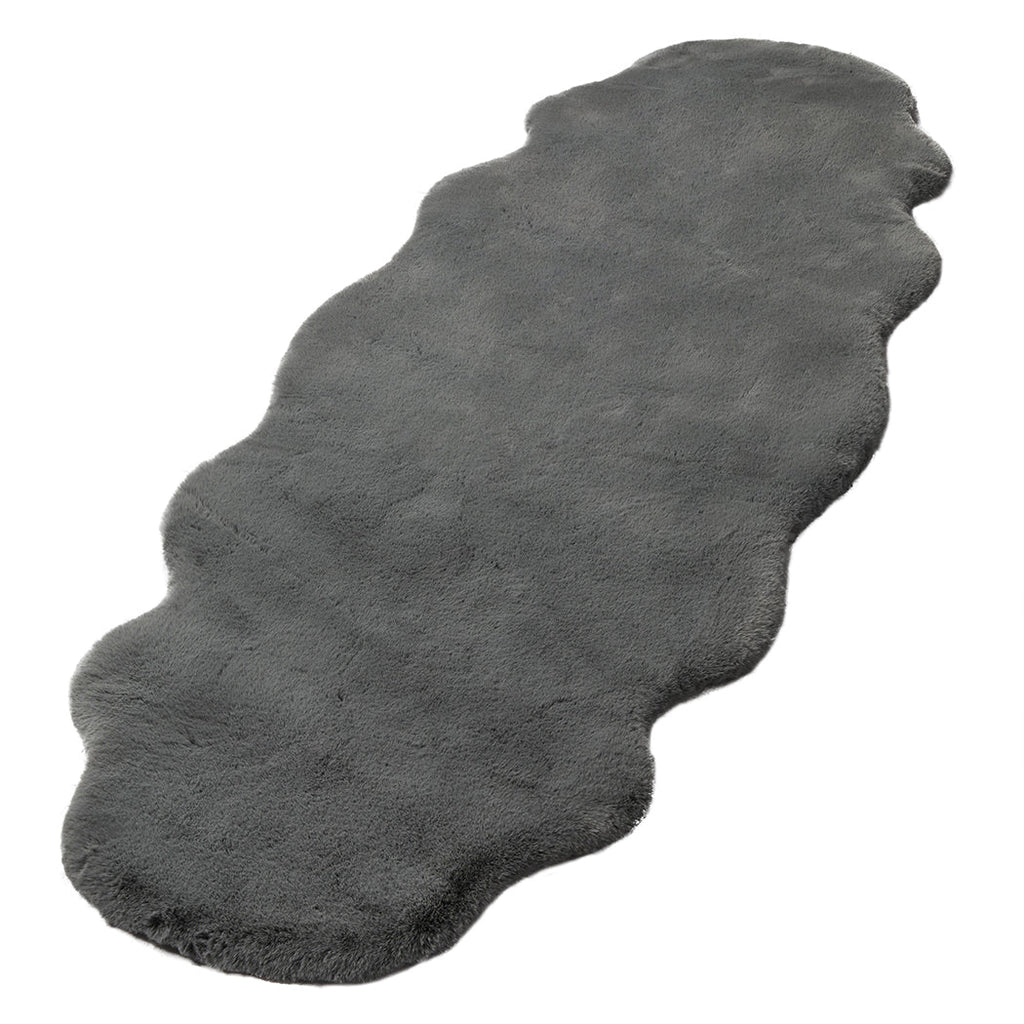 NNEIDS Marlow Floor Rug Area Rugs Cloud Fluffy 80X200cm Grey