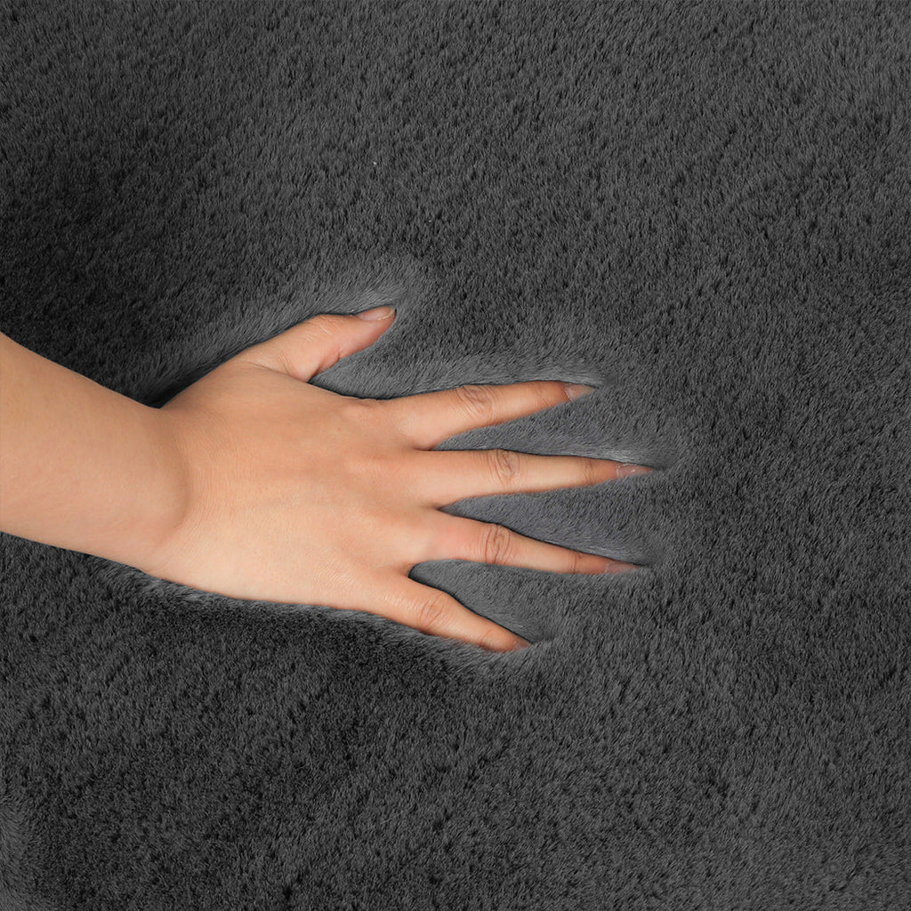 NNEIDS Marlow Floor Rug Area Rugs Cloud Fluffy 80X200cm Grey